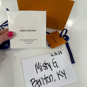 Authentic Louis Vuitton Les Parfumes miniature set